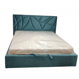 Кровать двуспальная BNB Aurora Premium 180 х 190 см Simple С дополнительной цельносварной рамой Синий