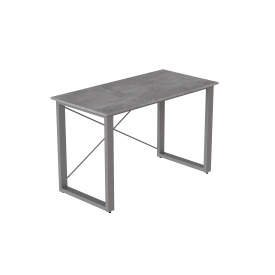 Письменный стол Ferrum-decor Драйв 750x1400x700 Серый металл ДСП Бетон 32 мм (DRA245)