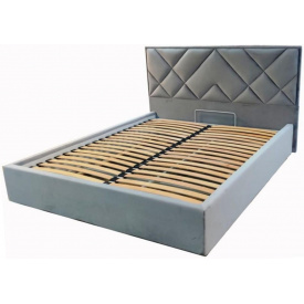 Кровать двуспальная BNB Dracar Premium 180 х 190 см Simple С дополнительной цельносварной рамой Синий
