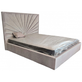Кровать двуспальная BNB Sunrise Comfort 140 х 190 см Simple С подъемным механизмом и нишей для белья Мокко