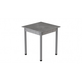 Стол кухонный Ferrum-decor Агата 75x70x70 Серый ДСП Бетон 16мм (AGA0063)