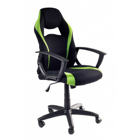 Офисное кресло руководителя BNB StartDesign Tilt Черно-зеленый
