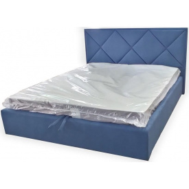 Кровать двуспальная BNB Pallada Comfort 160 x 190 см Simple С подъемным механизмом и нишей для белья Синий
