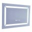 Зеркало Mixxus Light MR01-70x50 (часы, LED-подсветка, антизапотевание) (MI6000) Кременчук