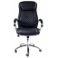 Офисное кресло руководителя BNB LamboDesign хром Anyfix Экокожа Черный Черкассы