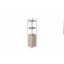 Этажерка 3/34 Ferrum-decor Серии Конект с тумбой 144x34x28 Белый ДСП Дуб Сан-Марино (FD1008) Николаев