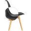 Комплект стульев Doros Бин Черный 49х43х84 (42005076) - 2 шт Тернопіль