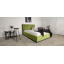 Кровать двуспальная BNB Arabela Premium 160 х 190 см Simple С дополнительной цельносварной рамой Зеленый Житомир