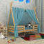 Деревянная кровать для подростка SportBaby Вигвам лак 190х80 см Київ