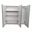 Кухонный пластиковый подвесной шкаф Mikola-M 90 см с покрытием HPL 1122 mat Конотоп