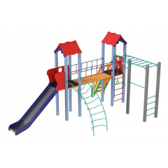 Детский игровой развивающий комплекс Универсал, высота горки 1,8 м KDG (11335) Шостка