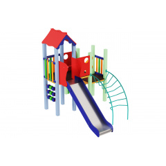 Детский игровой развивающий комплекс Уточка, высота горки 1,2 м KDG (11373) Шостка