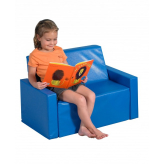 Детский игровой диван Tia-Sport 90х45х60 см синий (sm-0019)