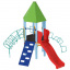 Детский игровой развивающий комплекс Башня с пластиковой горкой KDG 5,17 х 3,96 х 4,11м Кременец