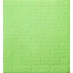 Самоклеющаяся декоративная 3D панель Loft Expert 05-4 Под зеленый кирпич 700x770x4 мм Тернопіль