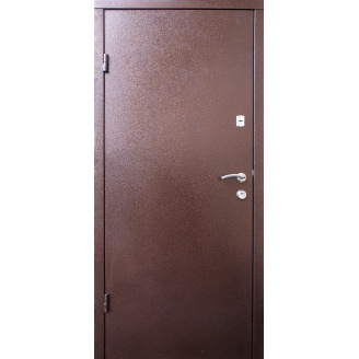 Двери входные металлические Металл/МДФ Шарм Коричневый/Дуб бронзовый ПВХ-02 860,960х2050х70 Левое/Правое