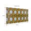 Декоративная ПВХ панель под желто-белые соты 960х480х4мм SW-00001790 Sticker Wall Конотоп