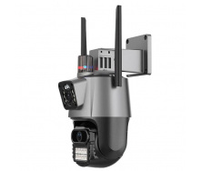 IP камера видеонаблюдения RIAS P11-QQ6 (iCSee APP) Wi-Fi 2 объектива 3MP+3MP уличная с удаленным доступом