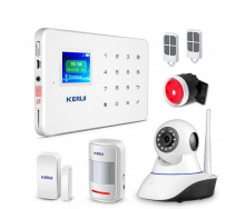 Беспроводной комплект сигнализации GSM KERUI G18 с Wi-Fi IP камерой (DFHGHD78DD)