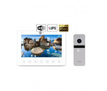 Комплект видеодомофона NeoLight NeoKIT HD+ WiFi Silver