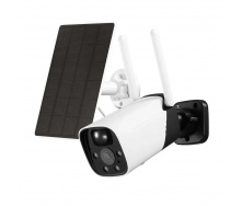 IP камера видеонаблюдения RIAS CB11 (iCSee APP) Wi-Fi 2MP уличная с солнечной панелью White (3_02536)