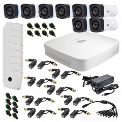 Комплект видеонаблюдения для улицы Dahua 2 Мп на 8 видеокамер Изюм