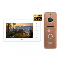Комплект видеодомофона Neolight NeoKIT HD Pro Bronze Чернівці
