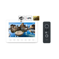 Комплект видеодомофона NeoLight NeoKIT HD+ WiFi Black Нежин