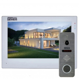 Комплект Wi-Fi домофона с вызовной панелью Seven Systems DP-7577/04Kit 7" White