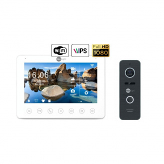 Комплект видеодомофона NeoLight NeoKIT HD+ WiFi Black