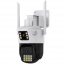 IP камера видеонаблюдения RIAS A23 (iCSee APP) Wi-Fi 2 объектива 3MP+3MP уличная с удаленным доступом Дрогобыч