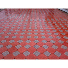 Тротуарная плитка Гжель Красный Красноград