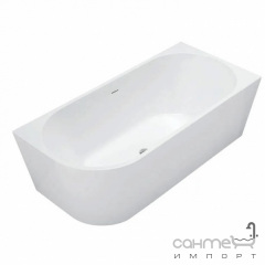 Ассиметричная акриловая пристенная ванна Rea Bellanto 1590 REA-W0253 белая, правостороння Черкассы