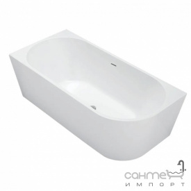 Ассиметричная акриловая пристенная ванна Rea Bellanto 1490 REA-W0250 белая, левостороння