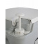 Біотуалет, туалет на кемпінг портативний 21л із поршневим насосом сірий 4521 Хуст