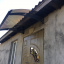 Металический сборный навес (козырек) над дверью Dash'Ok 1.5x1 м Fauna, тем-серый, мон 3 мм, бронза Ровно
