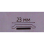 Алюминиевый профиль прижимная планка фигурная АППФ 23 мм с лентой из неопрена длин 6 м Житомир