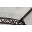 Металический сборный навес (козырек) над дверью Dash'Ok 2.05x1 м Style, медь антик, мон 4 мм, прозр Вінниця