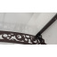 Металический сборный навес (козырек) над дверью Dash'Ok 4,05x1.5 м Style, тем-серый, сот 6 мм, прозр Киев