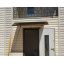 Металический сборный навес (козырек) над дверью Dash'Ok 1.5x1 м Style, тем-серый, мон 3 мм, прозр Кушугум
