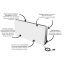 Обогреватель керамический конвекционный Model S 100 с терморегулятором Smart Install 20 кв.м Нержавеющая сталь, NFC, Белый Николаев
