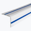 Самоклеящийся плинтус РР белый с синей полоской 2300*140*4мм (D) SW-00001811 Sticker Wall Николаев