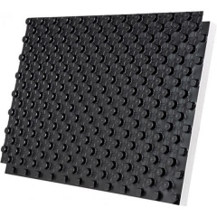 Теплоізоляційна панель Errevi 5018 1200x800 мм H=20 мм (46,5 мм) чорна Херсон