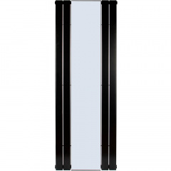 Трубчастий радіатор Betatherm Mirror PE 1118/08 1800x609x90 мм вертикальний RAL9005М Каменец-Подольский