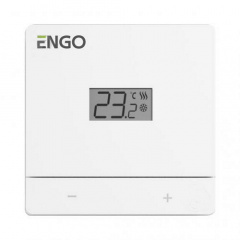 Дротовий добовий термостат Engo EASY230W 230В білий (932332982) Київ