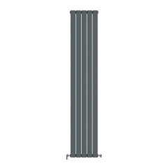 Трубчастий радіатор Ideale Vittoria 2 колони 5 секцій 1800x340 антрацит Славянск