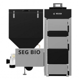 Котел твердопаливний пелетний Metal-Fach Sokol SEG BIO-100 PLATINUM LEFT + лямбда зонд