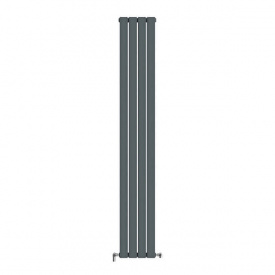 Трубчастий радіатор Ideale Vittoria 2 колони 4 секції 1800x272 антрацит