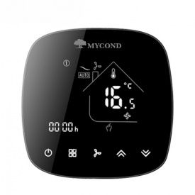 Терморегулятор для фанкойлів Mycond LUNA FC Black (Wi-Fi)