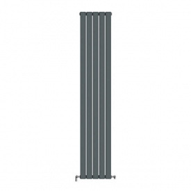 Трубчастий радіатор Ideale Vittoria 2 колони 5 секцій 1800x340 антрацит
